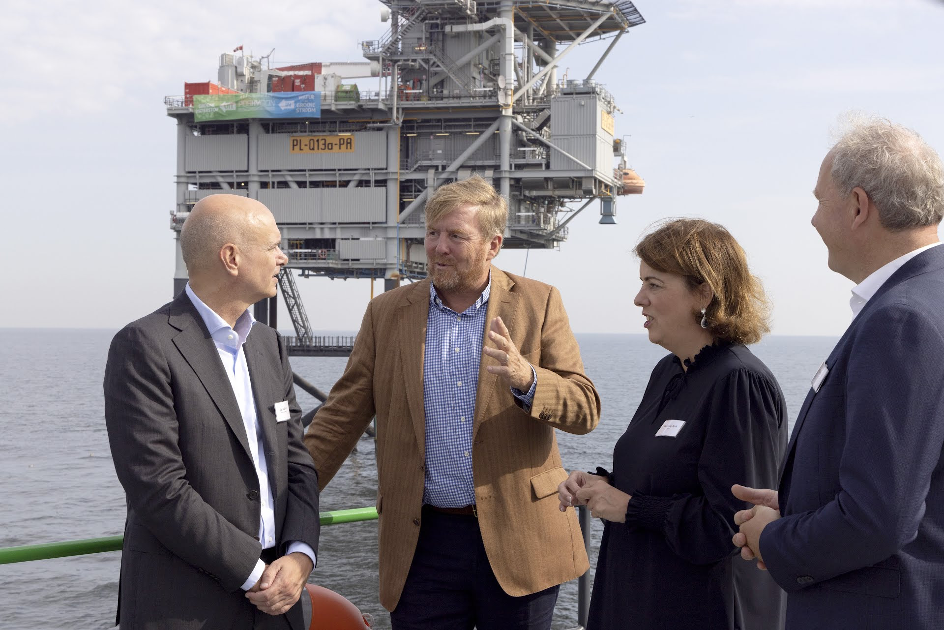 Koning Bezoekt Noordzee Voor De Toekomst Van Energie Wind Zon En