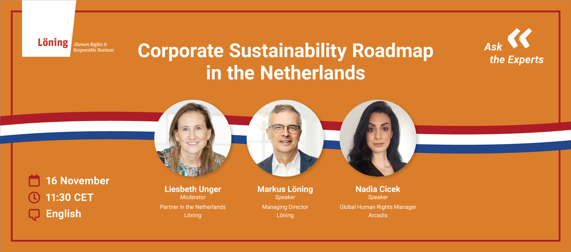 Webinar 'Corporate Sustainability Roadmap in the Netherlands'