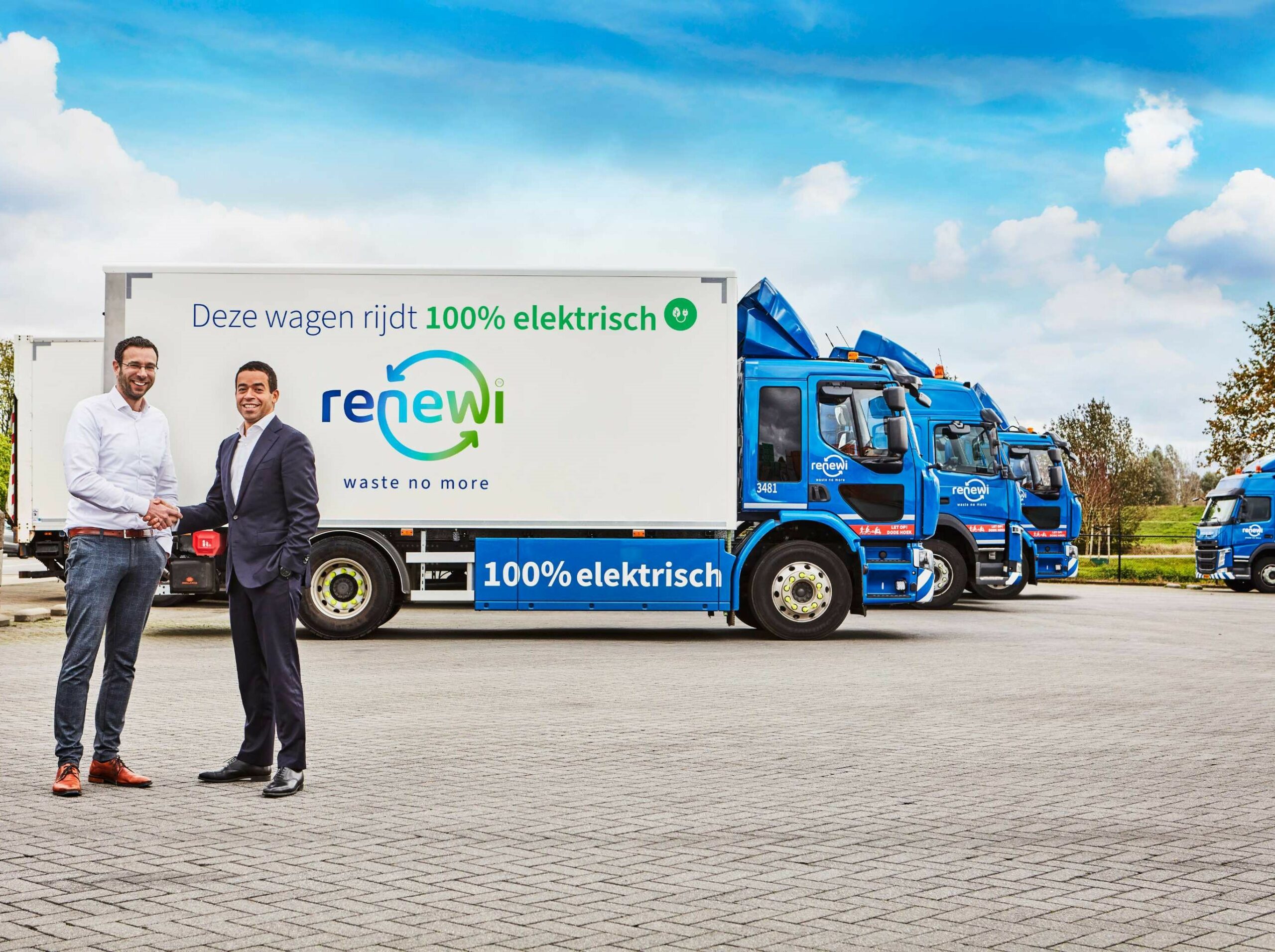 Links Harm Deckers (Renault) Rechts Jan-Pedro Vis (Renewi)