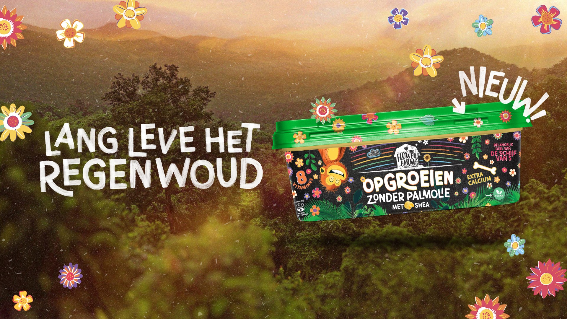 The Flower Farm Lanceert Eerste Palmolievrije Margarine Voor Kinderen ...