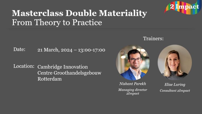 Masterclass  Double Materiality