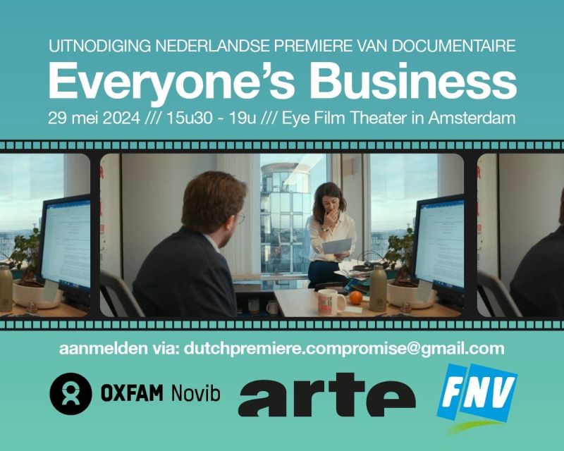 Nederlandse première documentaire Everyone's Business