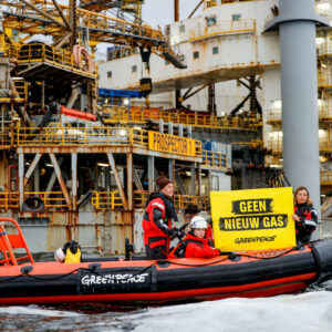 Borkum Gas Project – Protest against DrillingBorkum Gas Project – Protest gegen Bohrung