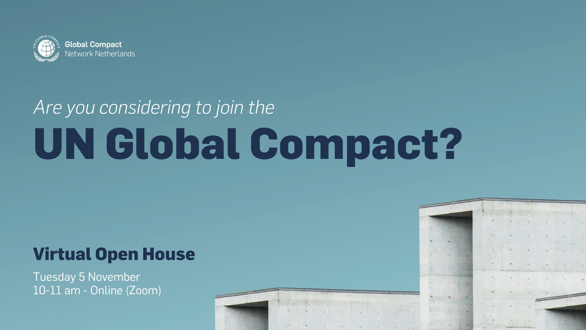 Virtual Open House UN Global Compact NL