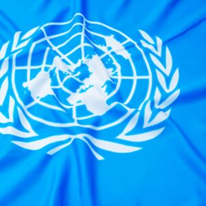 Close,Up,Of,United,Nations,Flag.,The,United,Nations,(un)