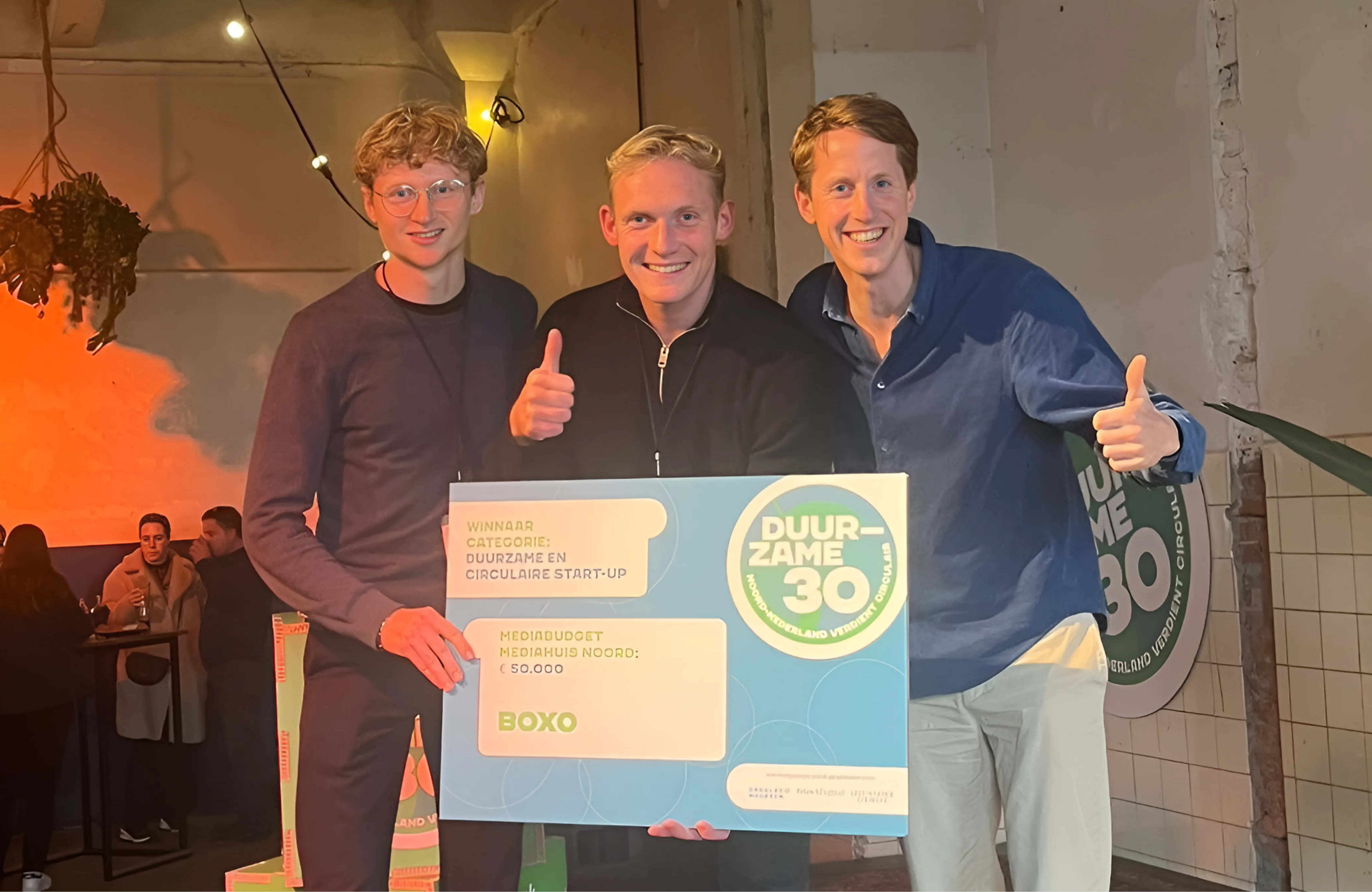 BOXO winnaar Duurzame 30