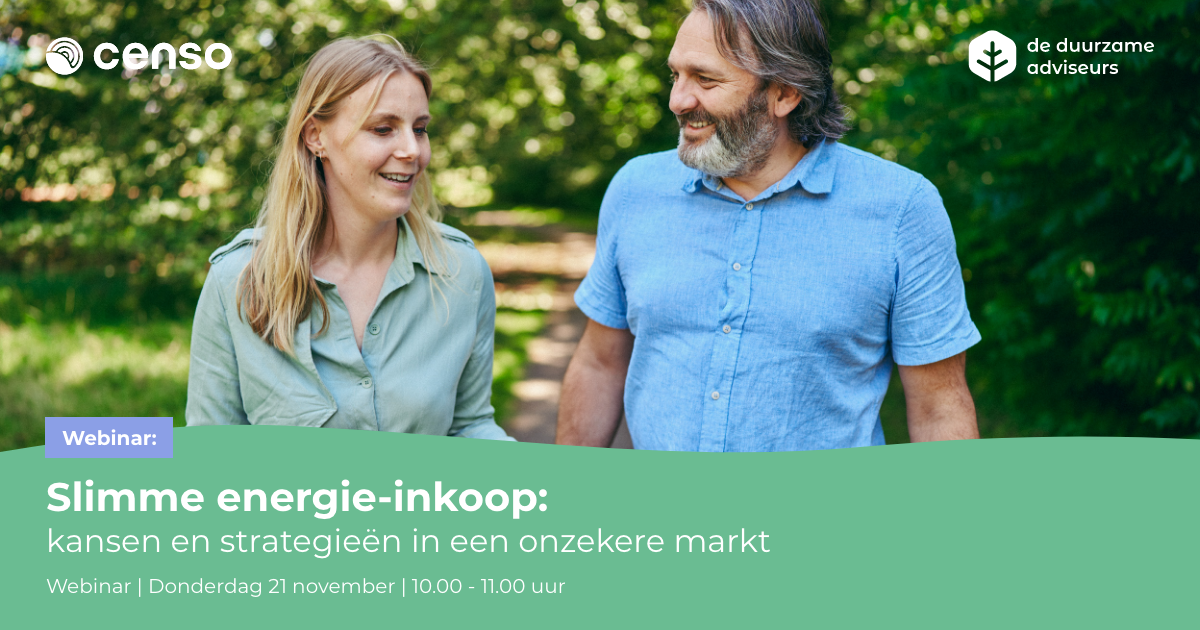 Webinar 'Slimme energie-inkoop: kansen en strategieën in een onzekere markt'