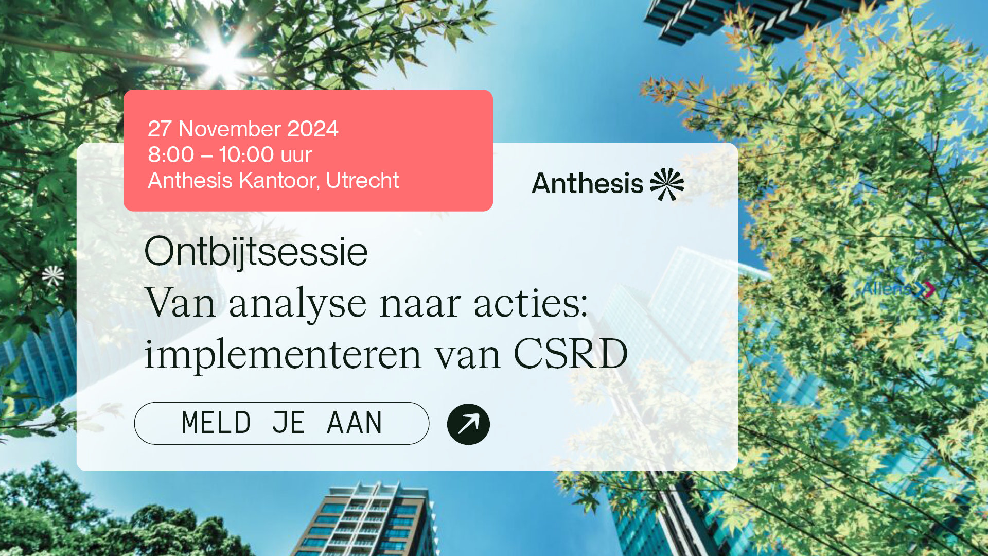 Ontbijtsessie | Van analyse naar acties: implementeren van CSRD