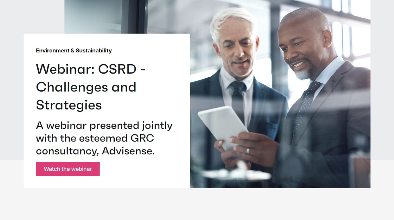 Webinar 'CSRD Strategieën en uitdagingen'