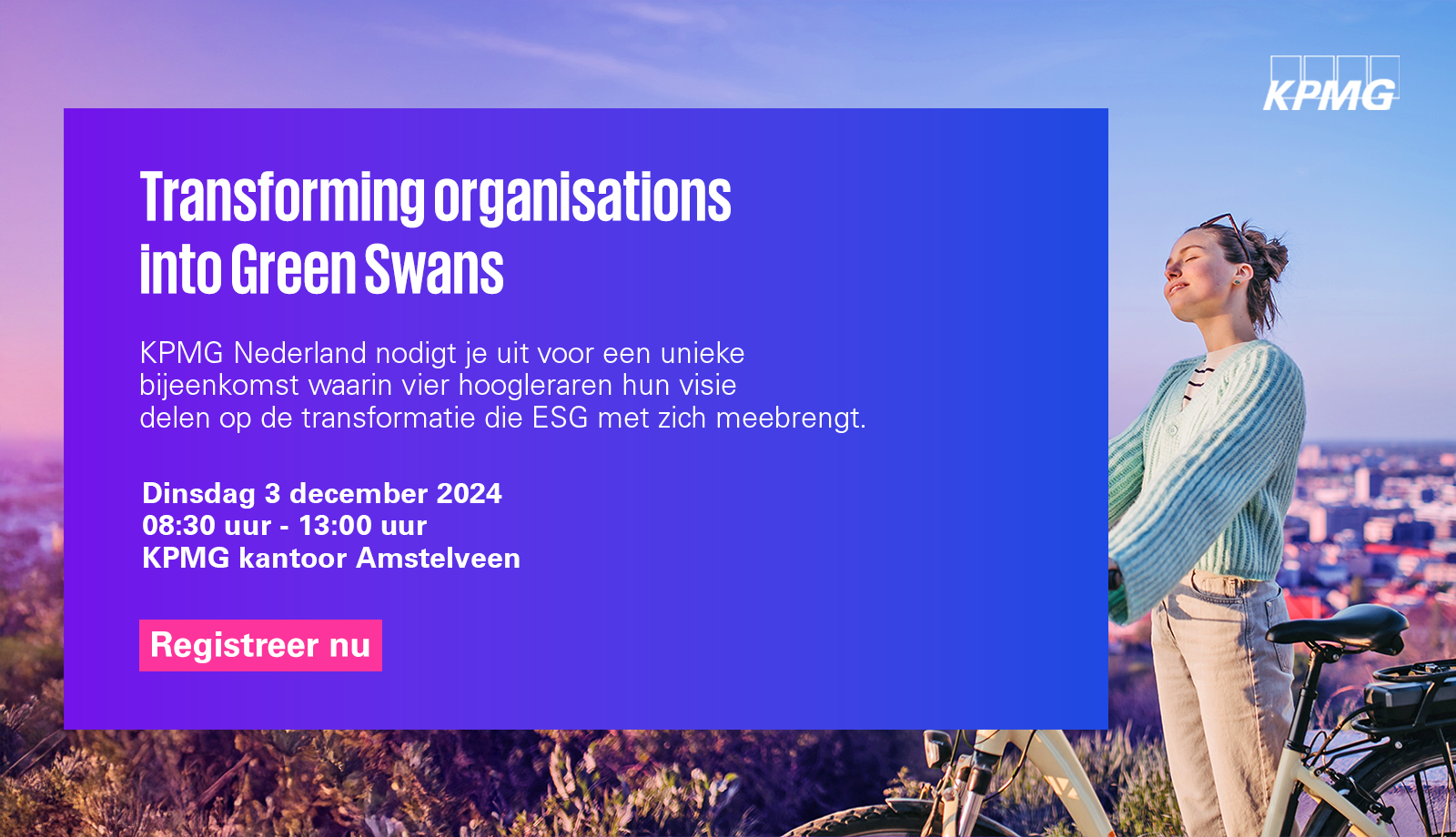 Bijeenkomst 'Transforming organisations into Green Swans'