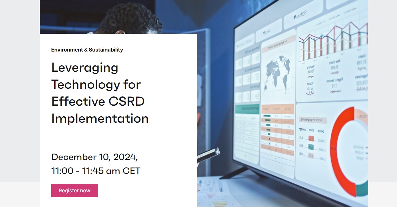 Webinar 'Technologie inzetten voor effectieve CSRD-implementatie'