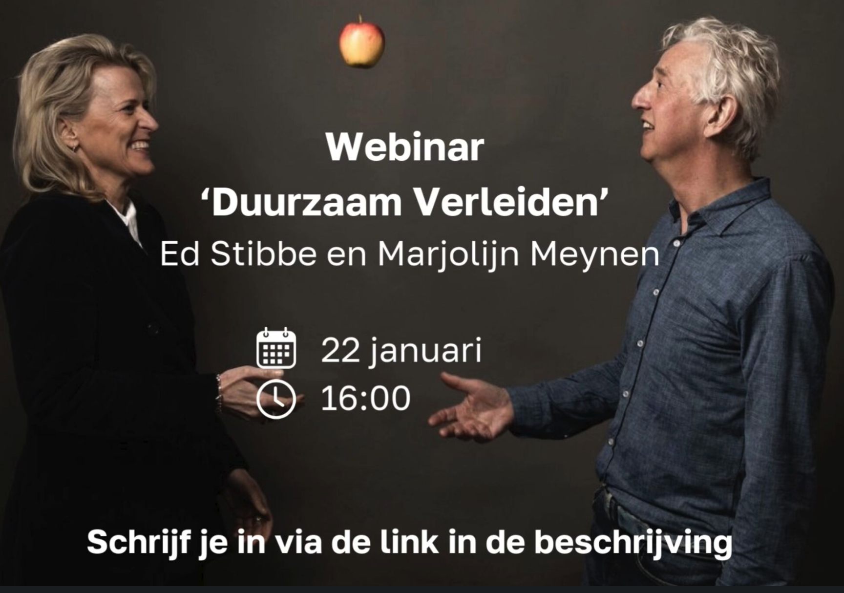 Webinar 'Duurzame Verleiding'. Hoe maak je duurzaamheid aantrekkelijk voor 'clients, community én company'