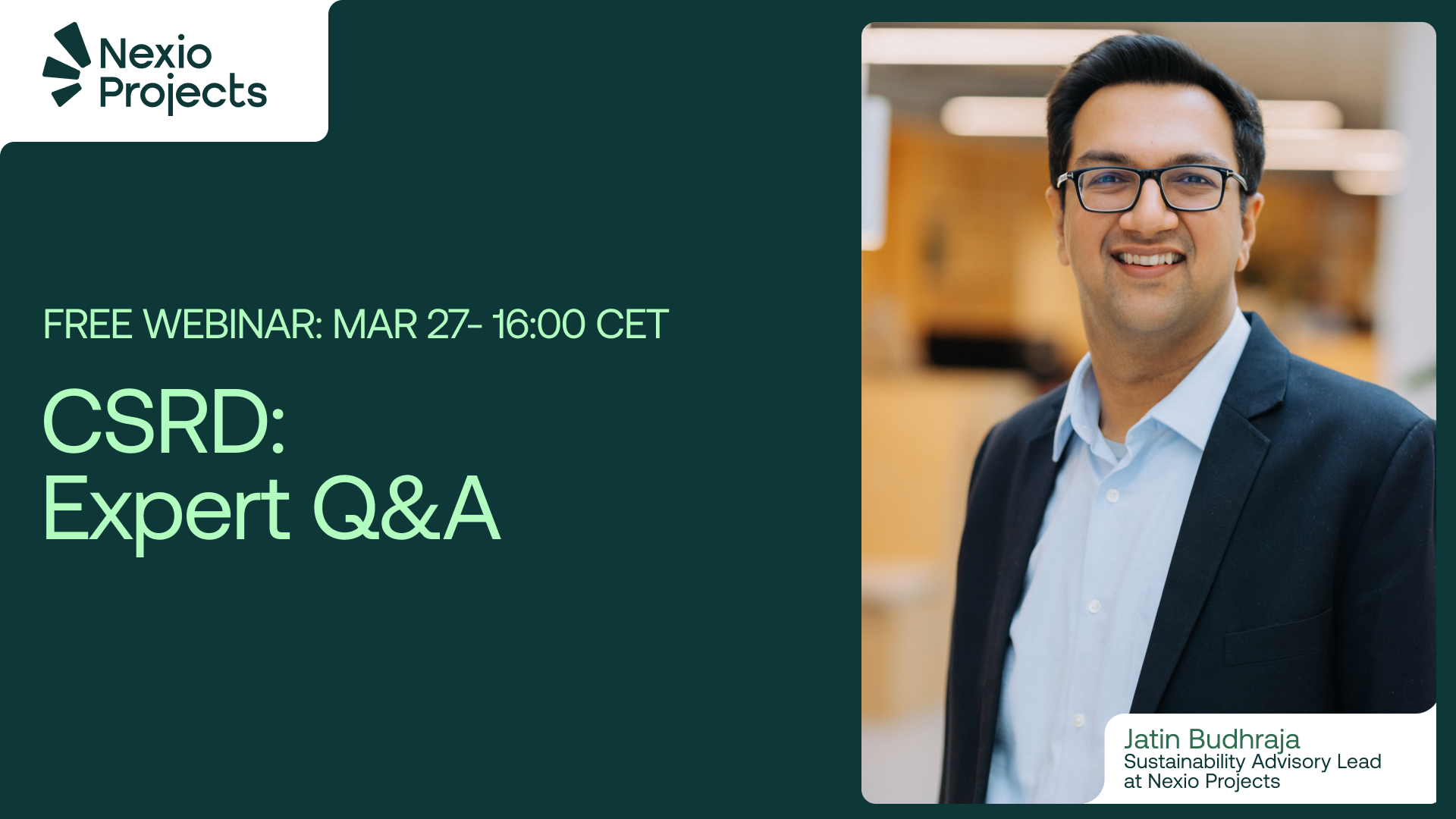 Webinar 'CSRD: Expert Q&A'